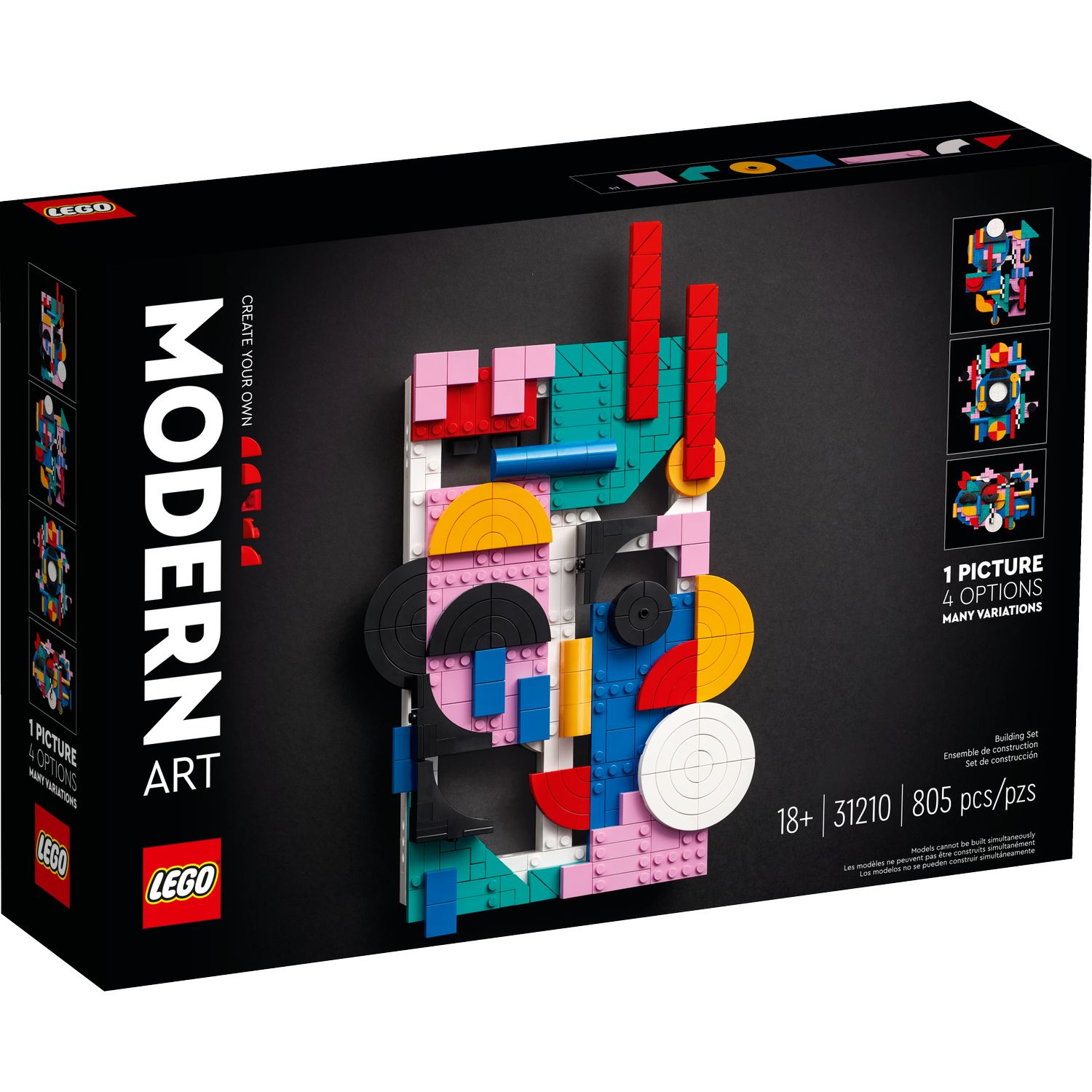 Конструктор LEGO Art Modern 805 дет. - фото 1