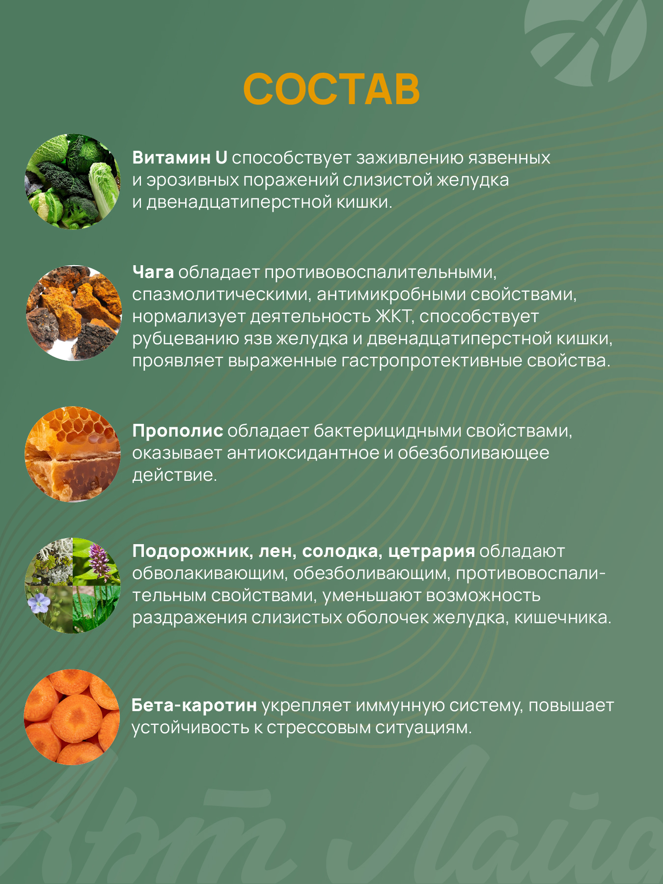 Заживляет язвы желудка и кишечника. Арт Лайф Гастрокалм Макси, 90 капсул. - фото 5