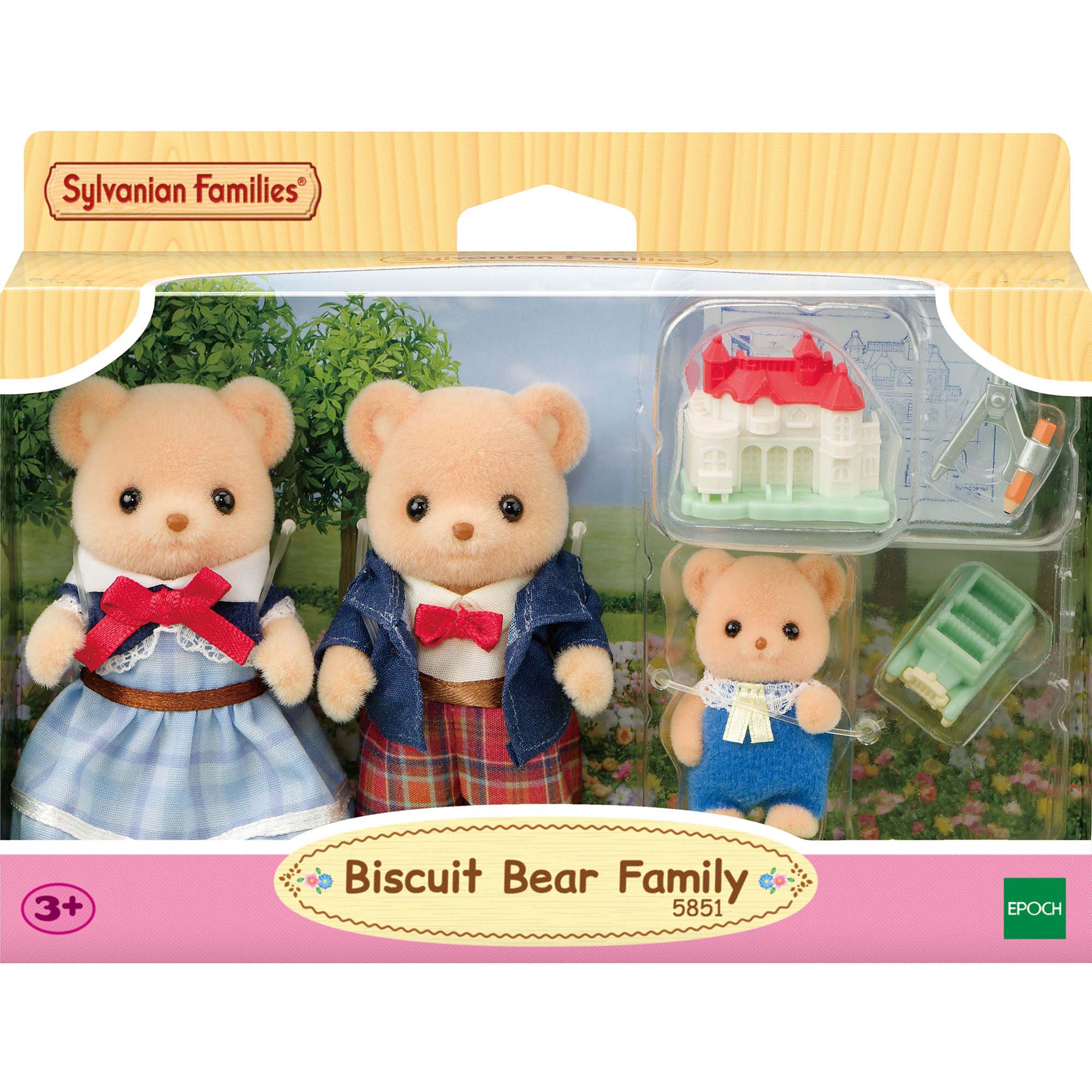 Игровой набор Sylvanian Families Семья бисквитных мишек - фото 9