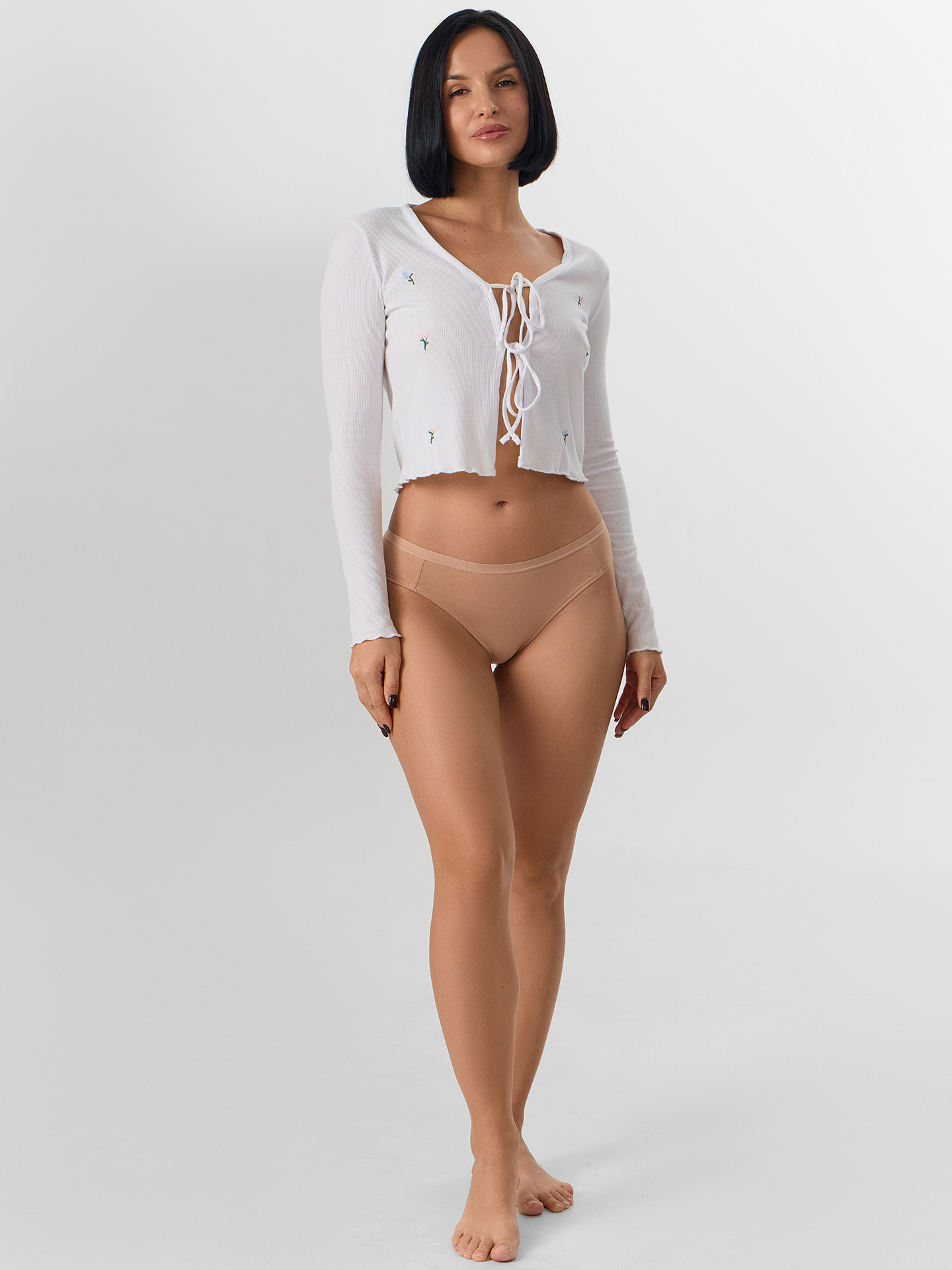 Трусы 3 шт Mark Formelle (Марк Формэль) 412247H-3/телесный +цикорий +черный - фото 3