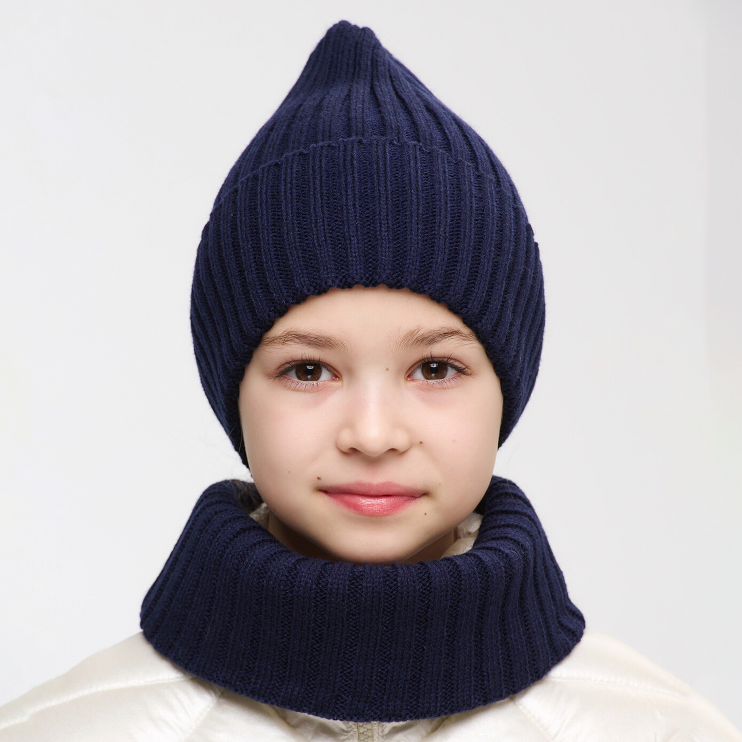 Шапка и снуд KUBRIO KU-H-45-pumpW-Dblue - фото 7