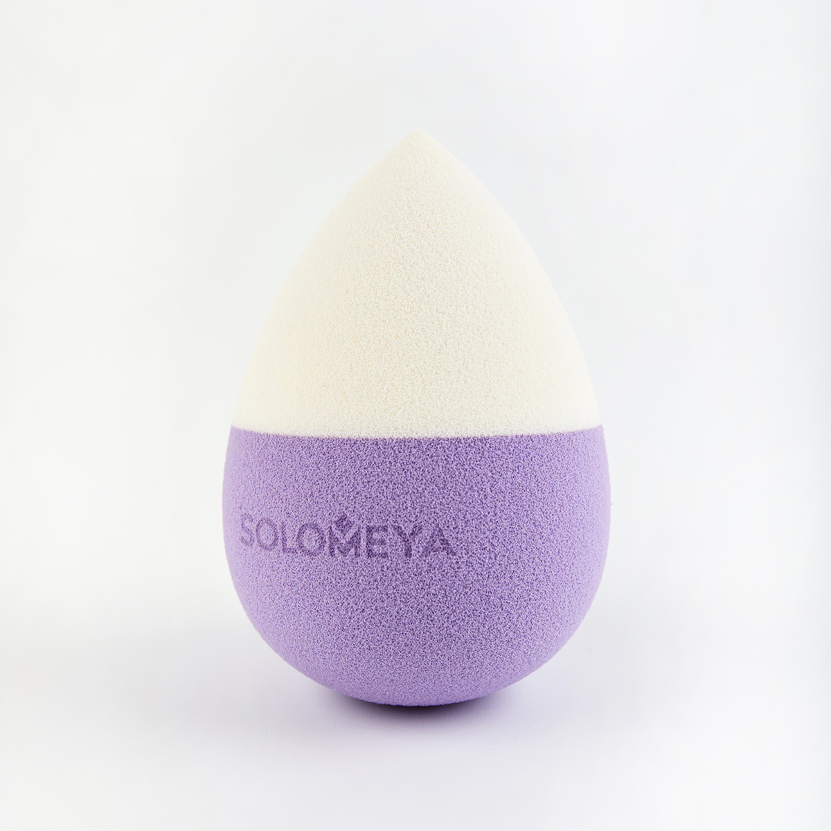 Спонж для макияжа SOLOMEYA Капля, Viola&Cream, 1 шт. - фото 4