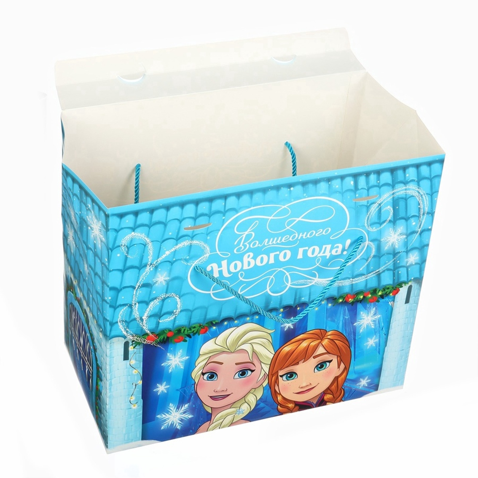 Пакет-коробка Дарите Счастье "Волшебного нового года", 37 х 33 х 20 см - фото 6