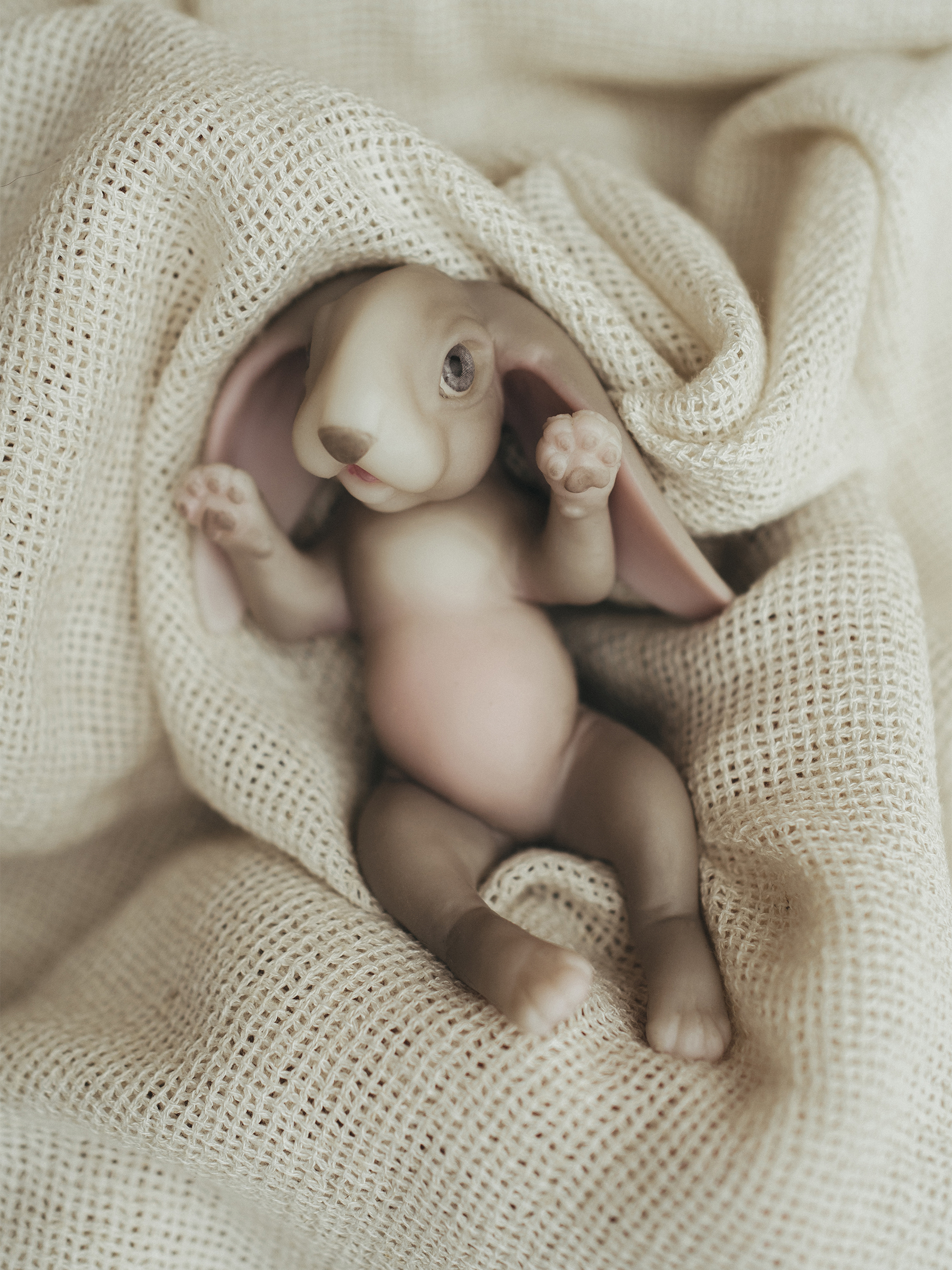 Кукла мини Magic Manufactory Magic history Зайчонок серый высота 15 см 4631169404154 - фото 1