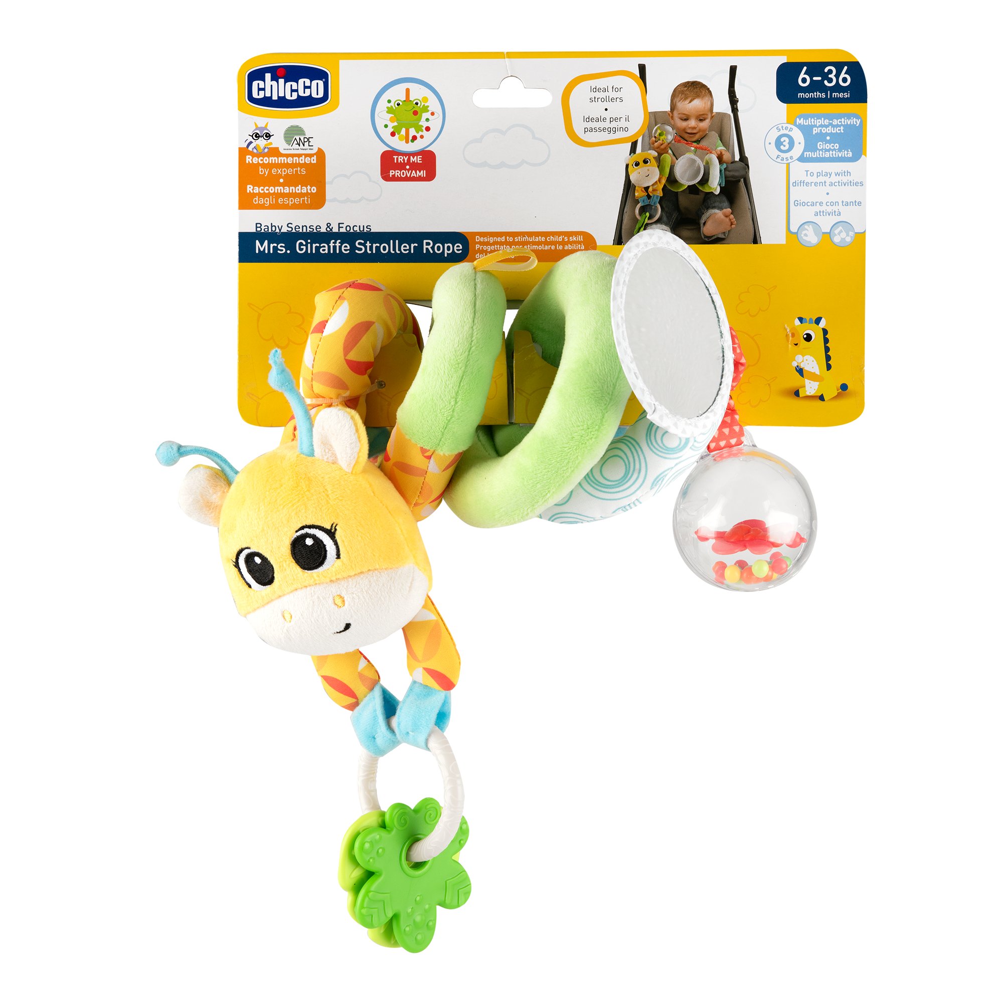 Игрушка мягкая Chicco жираф 14 см - фото 6