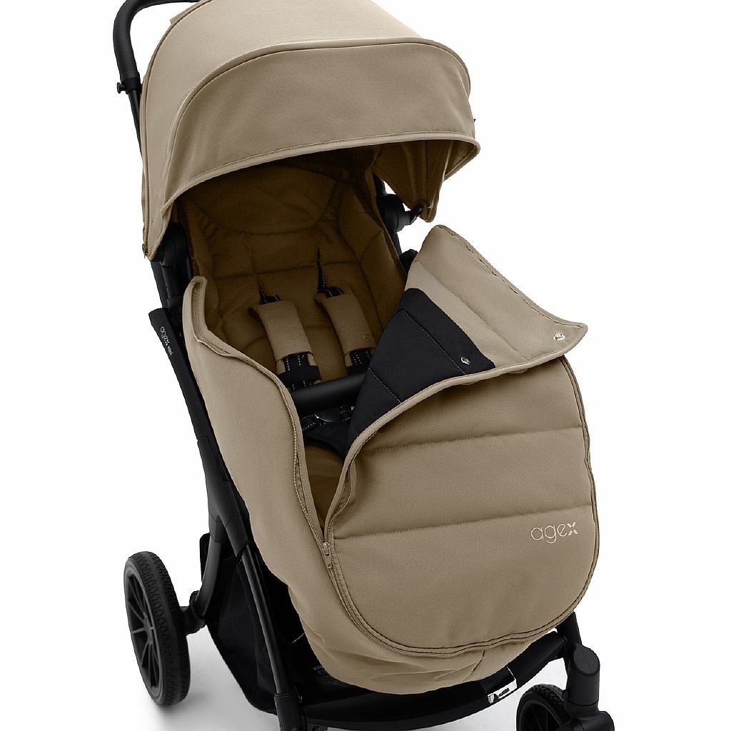 Коляска прогулочная agex All Road бежевый - фото 10