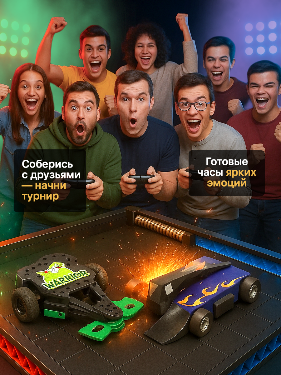 Робот РУ ULTRA BOTS Черный бык - фото 7