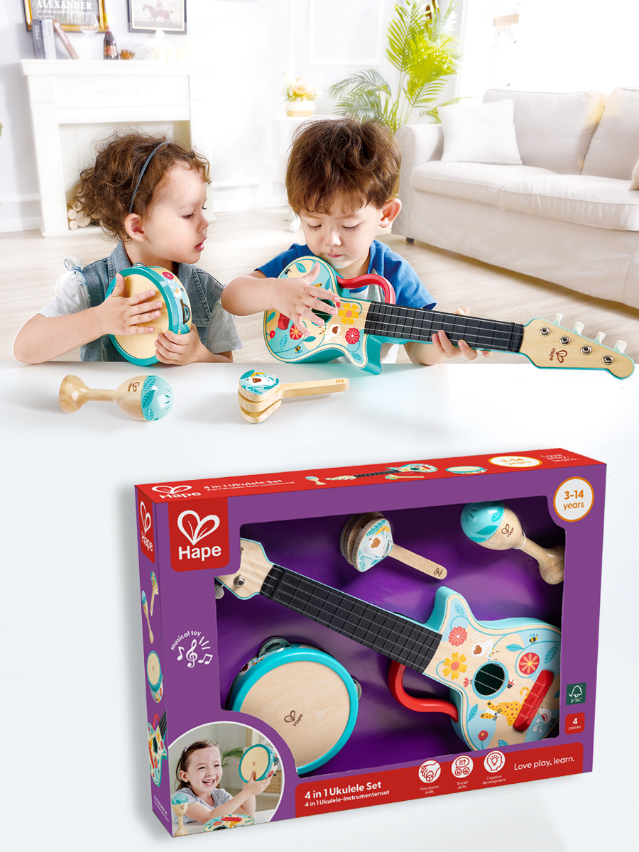 Игрушка музыкальная Hape гитара - фото 2