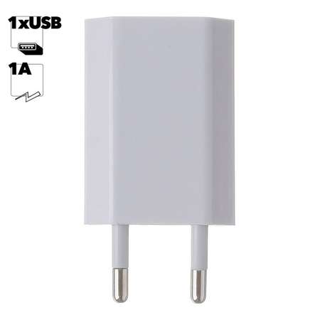 Сетевое зарядное устройство Liberty Project с USB выходом 1А Белый