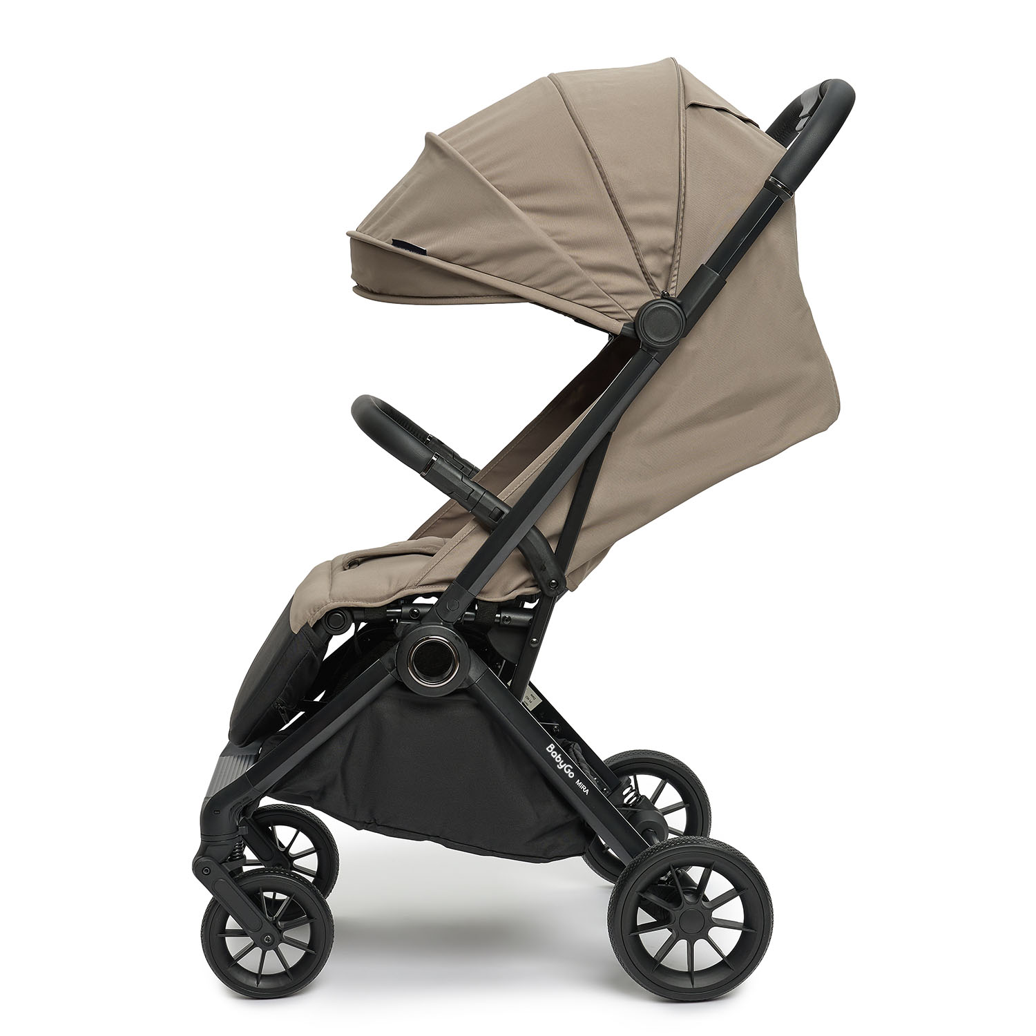 Коляска прогулочная BabyGo Mira New бежевый - фото 14