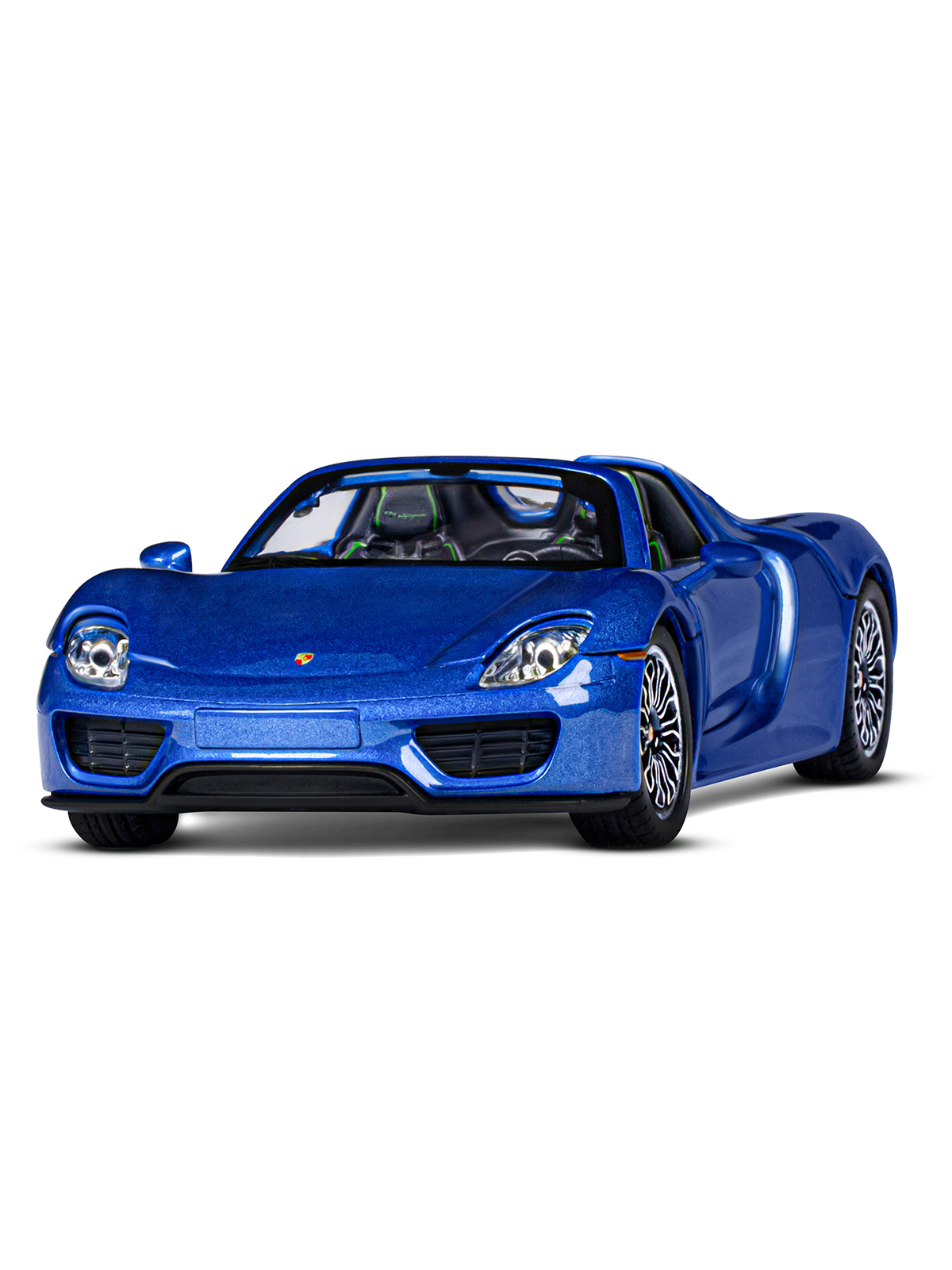 Автомобиль АВТОпанорама Porsche 918 Spyder 1:24 JB1251381 - фото 10