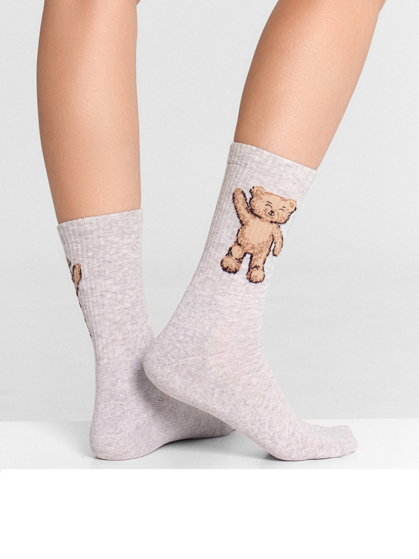 Носки 3 пары Mark Formelle (Марк Формэль) 287A-2530/св.серый меланж-3 - фото 3