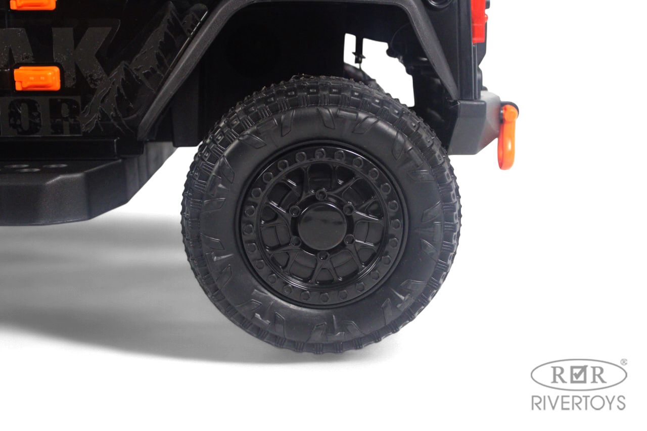 Электромобиль RIVERTOYS G009GG-BLACK С пультом ДУ - фото 6