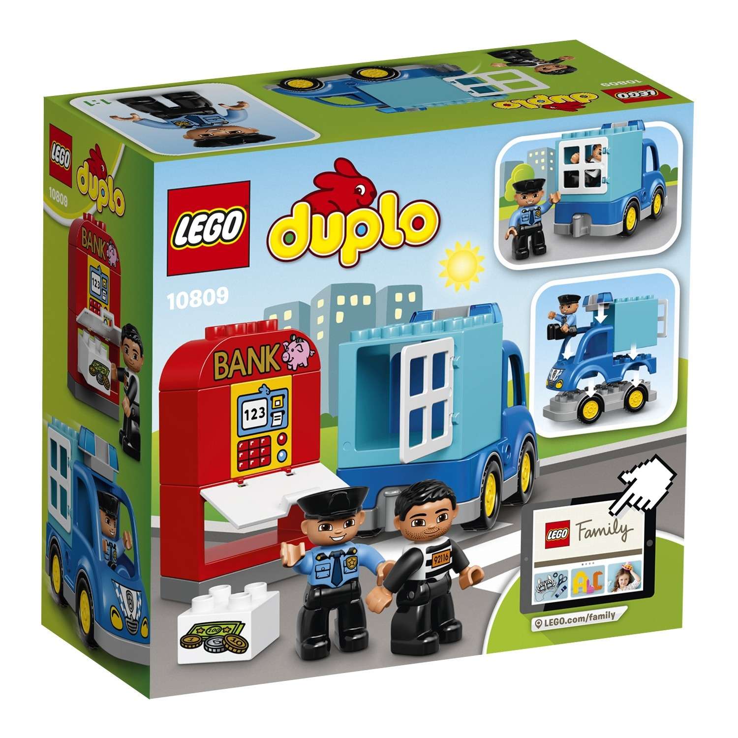 Конструктор LEGO DUPLO Полицейский патруль блочный - фото 3