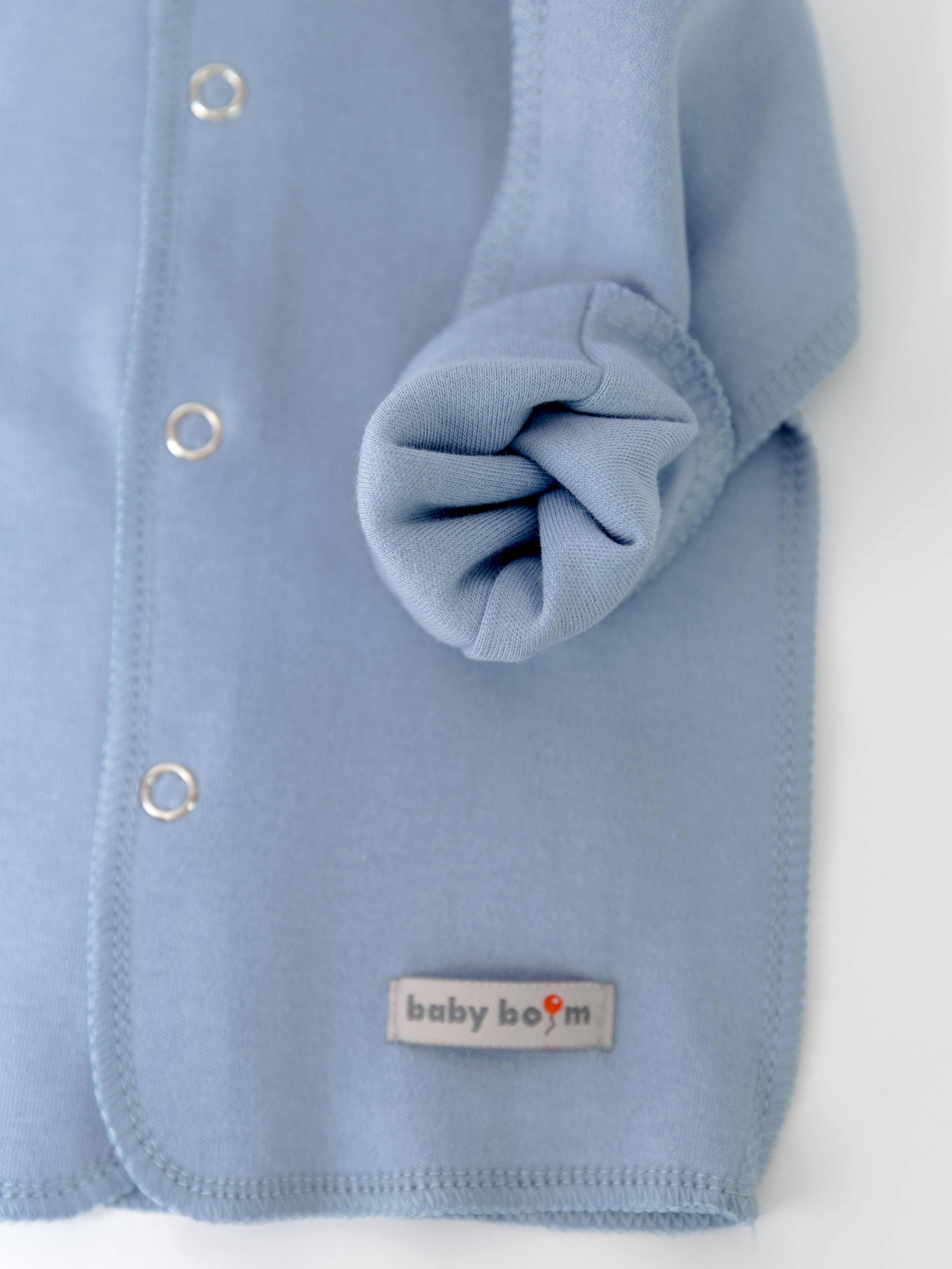 Распашонка и ползунки с шапкой Baby boom КН132/4-И голубой - фото 2