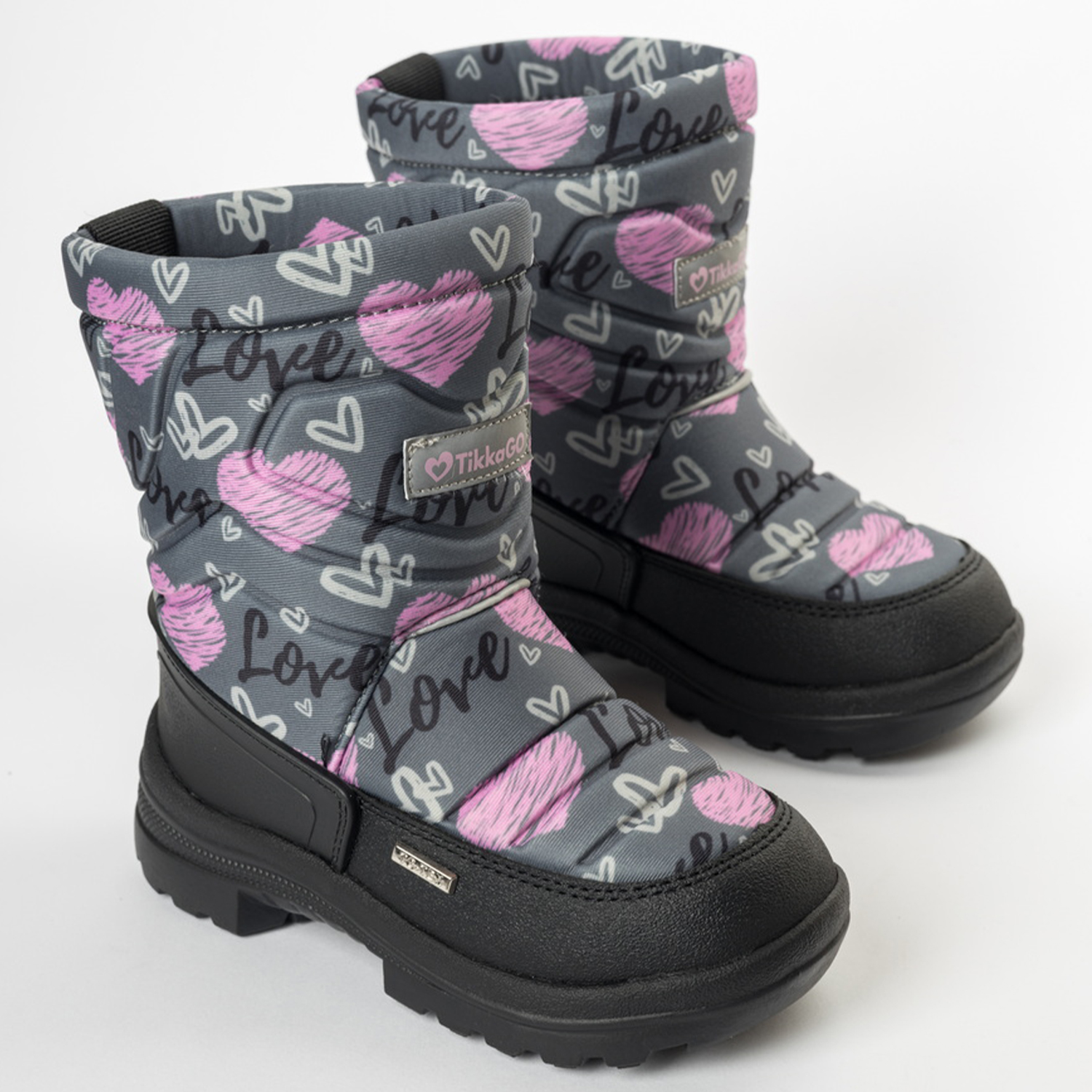 Сапоги TikkaGo 4K05_8285-13_grey-pink - фото 1