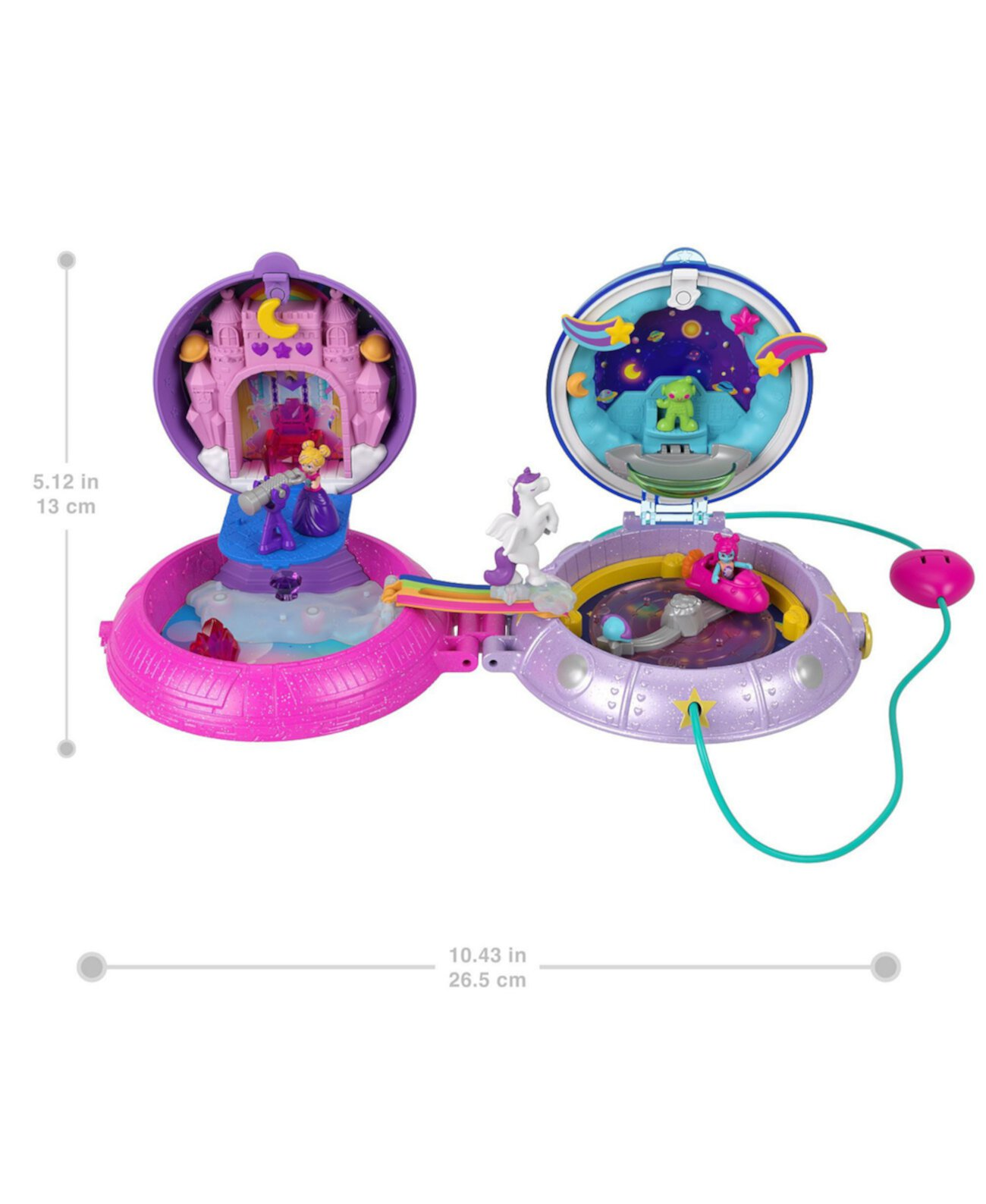 Игровой набор POLLY POCKET Double Play Space с куколками - фото 4