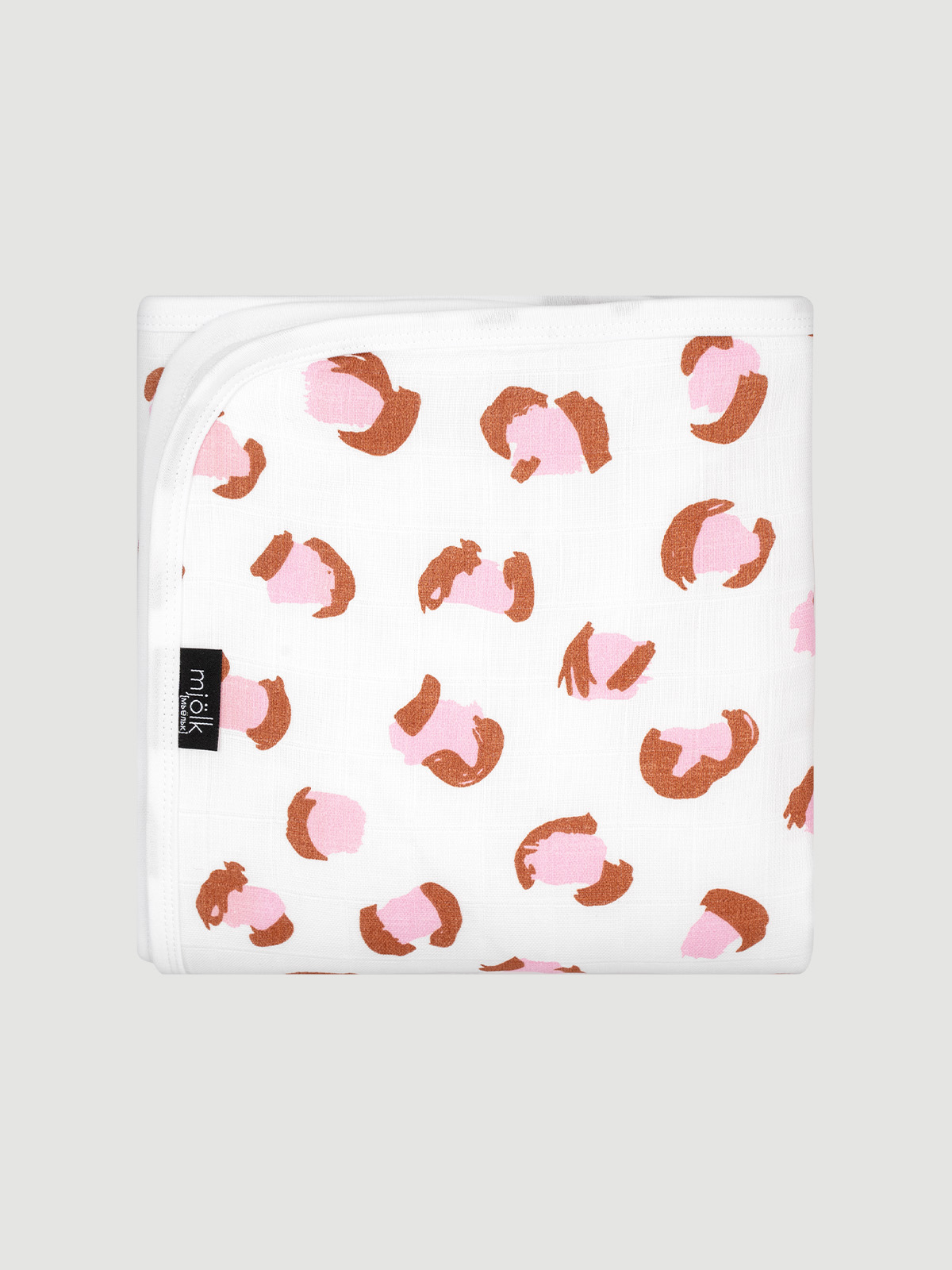 Одеяло Mjolk Леопард 75 x 100 см муслин - фото 1