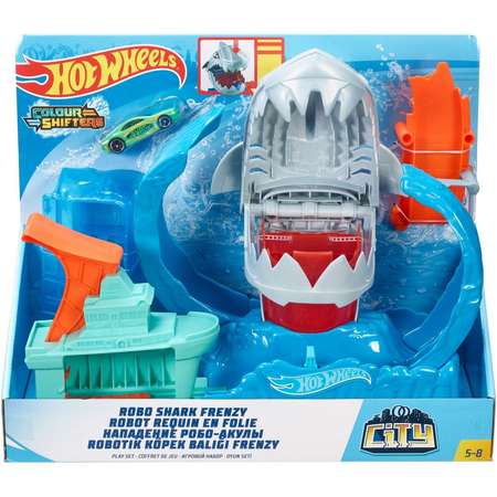 Трек Hot Wheels Ледяная акула с пусковой установкой