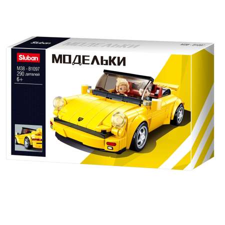 Конструктор SLUBAN Спортивная машина блочный