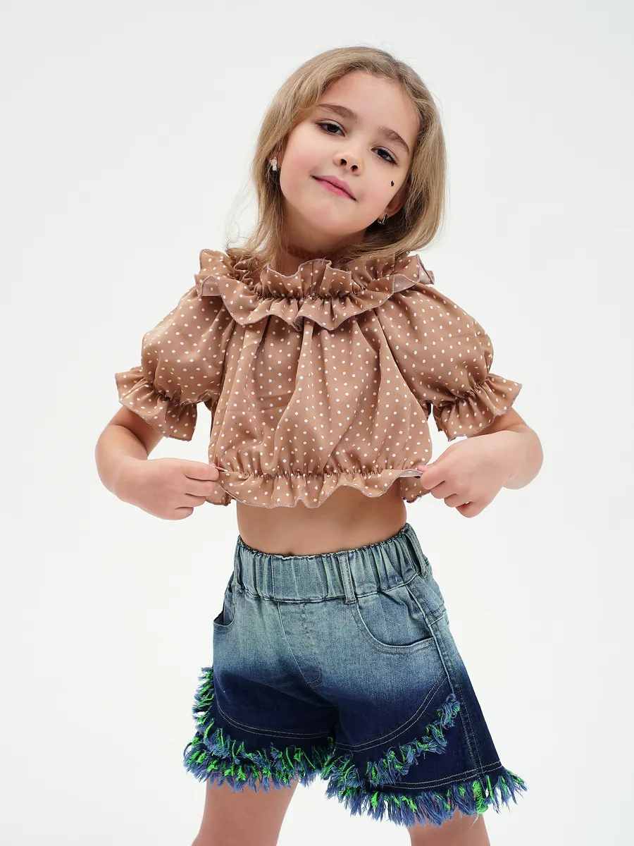 Топ RuStyle Топ-рюшк-гор-беж - фото 5