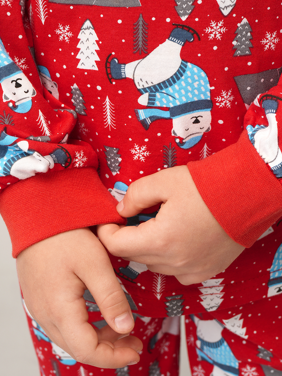 Пижама HappyFox HF00102красный - фото 6