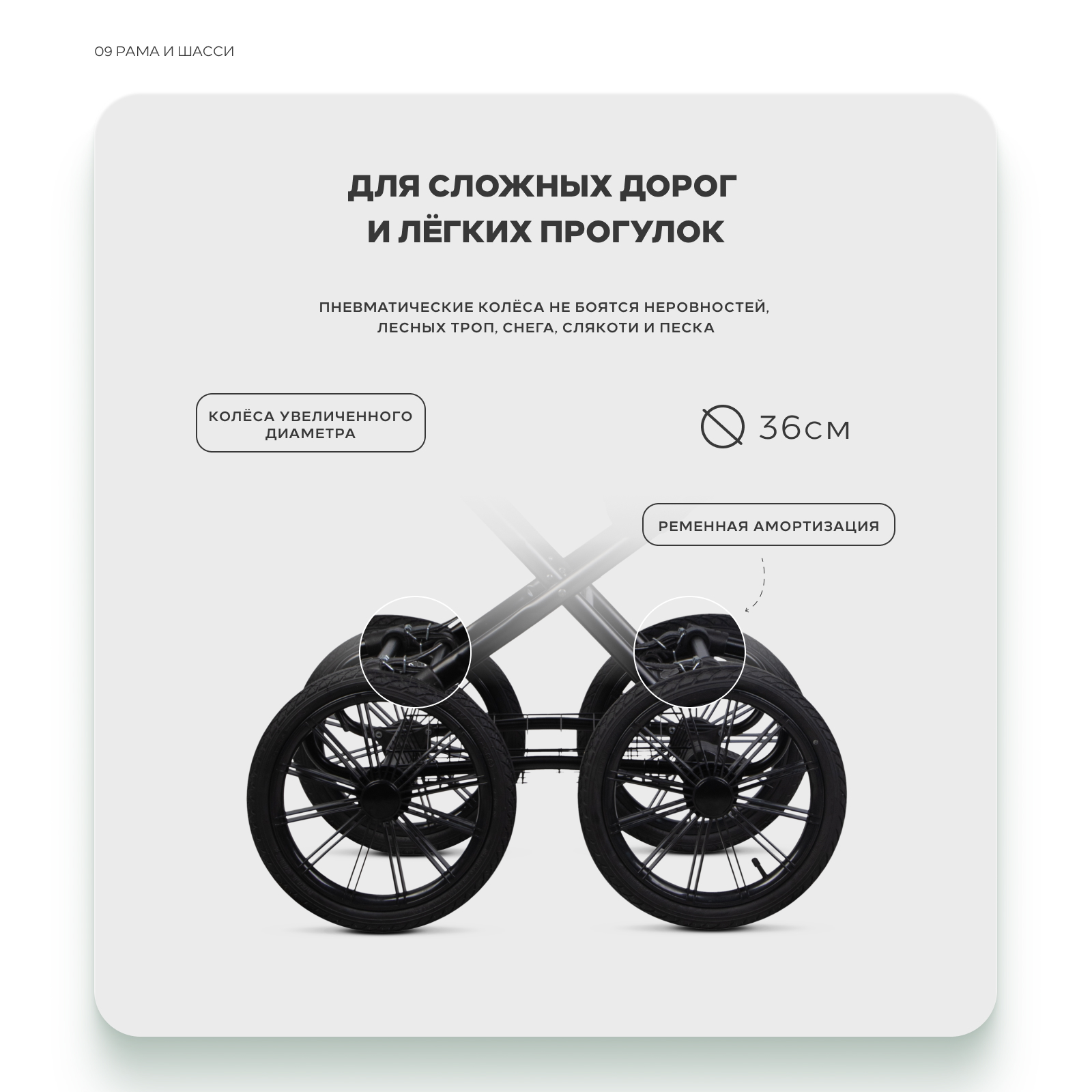 Коляска 2в1 Riko Basic Montana X Prestige зеленый - фото 9