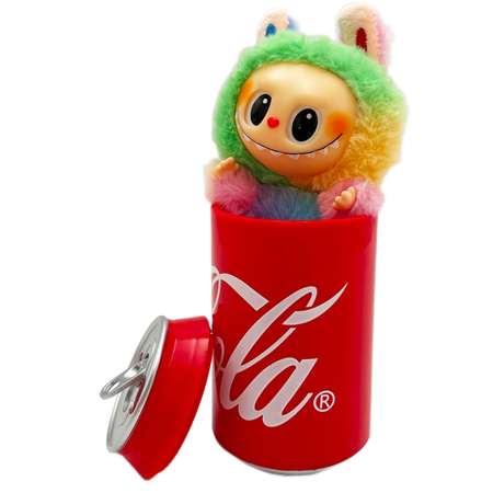 Мягкая игрушка Smart Лабубу Labubu в банке Cola 15 см