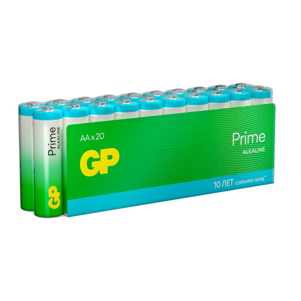 Набор батареек GP Super Alkaline AA 20 шт 15A-2CRVS20 - фото 10