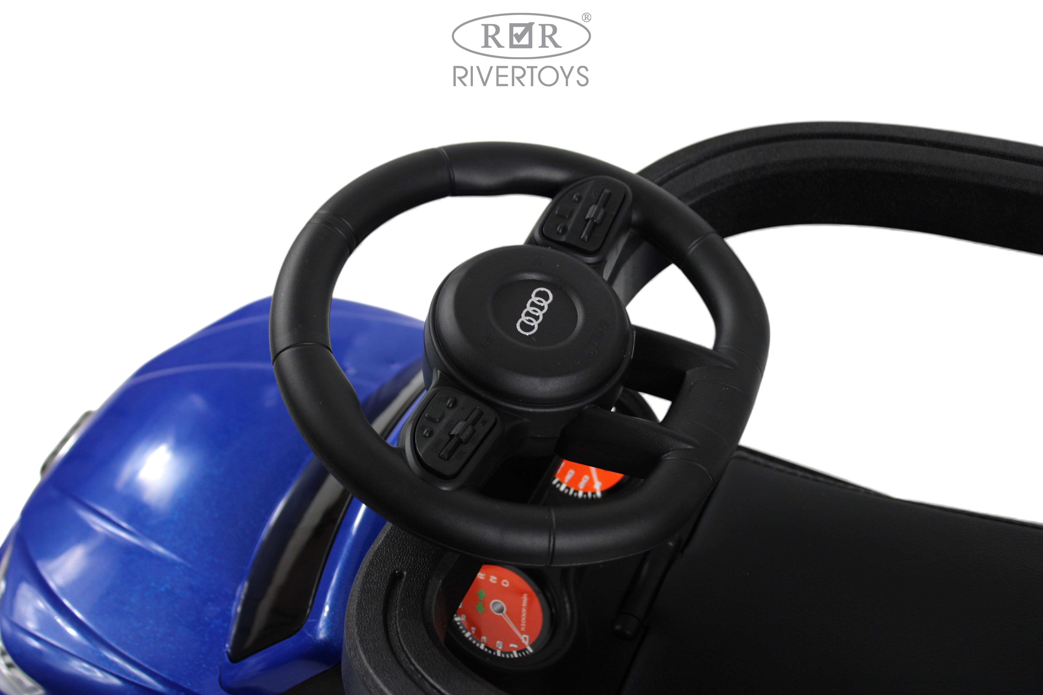 Каталка RIVERTOYS Z005ZZ-AP-BLUE синий - фото 11