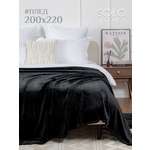 Покрывало Solo Decorica Черный велсофт 200 x 220 см