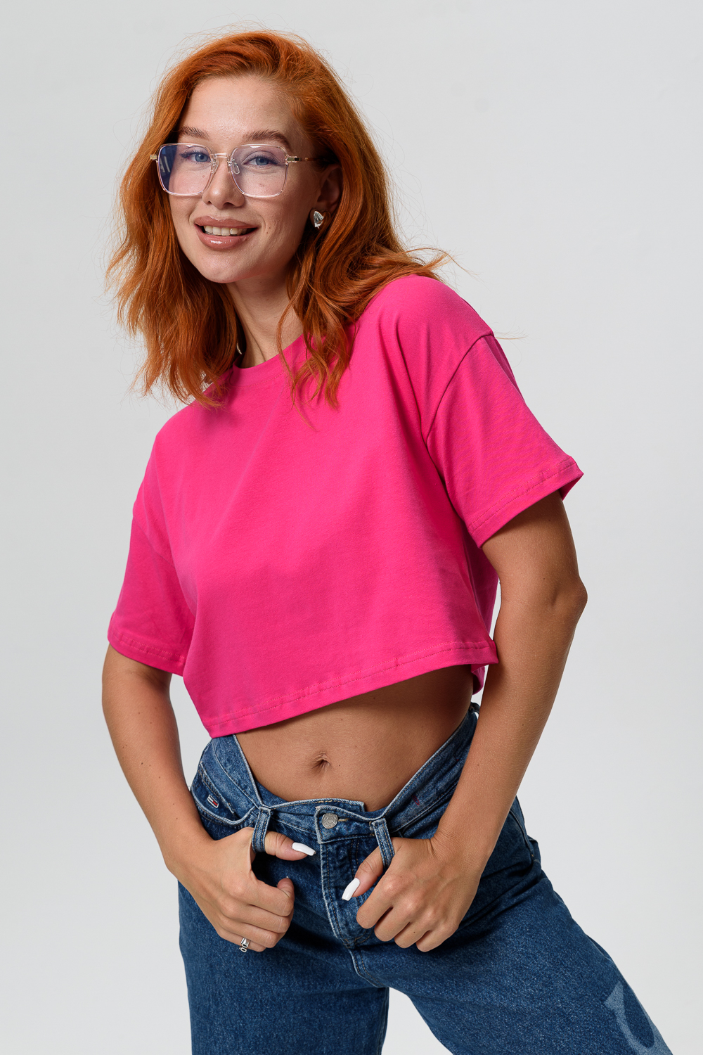 Футболка Натали Суслова 14416/1 фуксия - фото 1