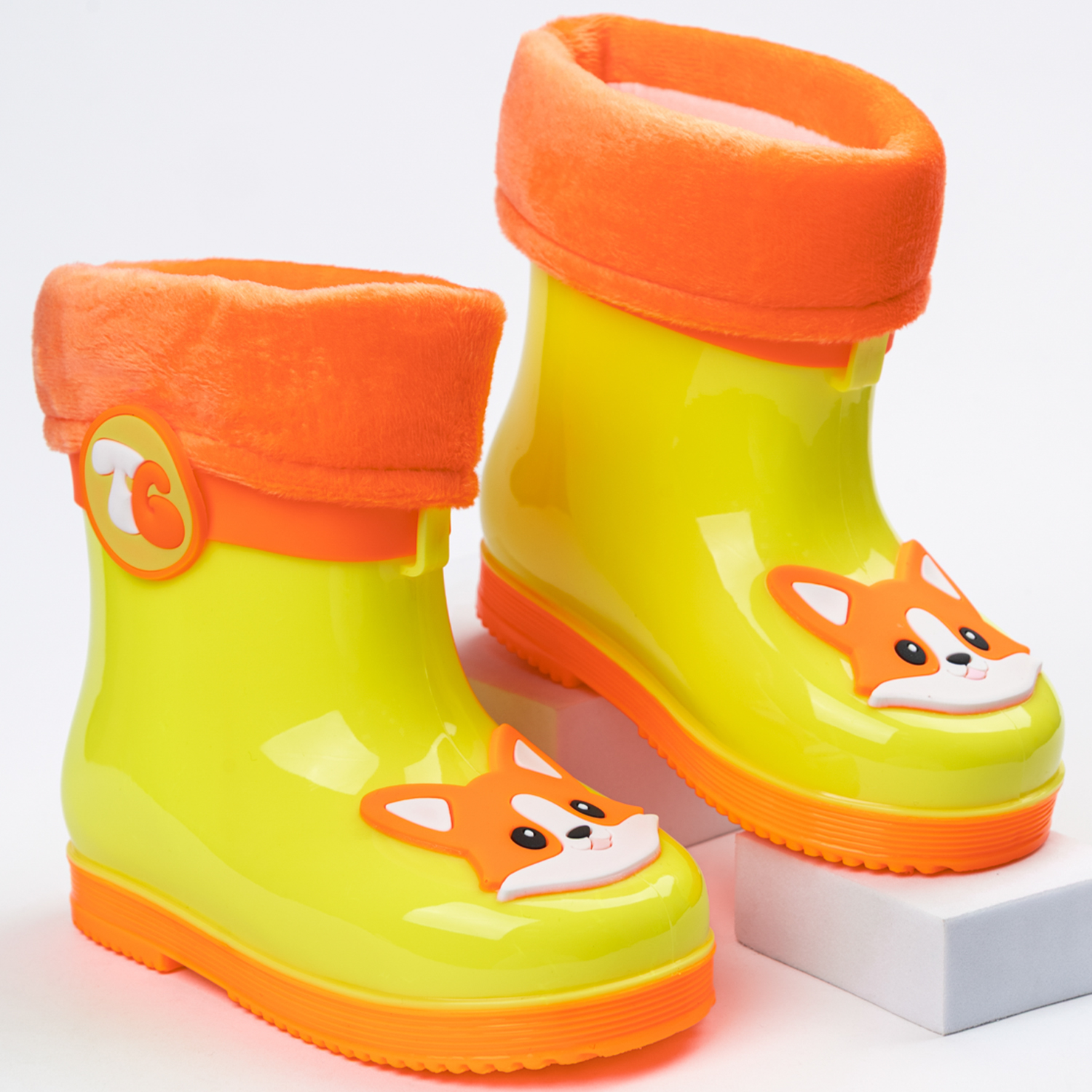 Резиновые сапоги TikkaGo 8U03_2433-1_salad-orange - фото 1