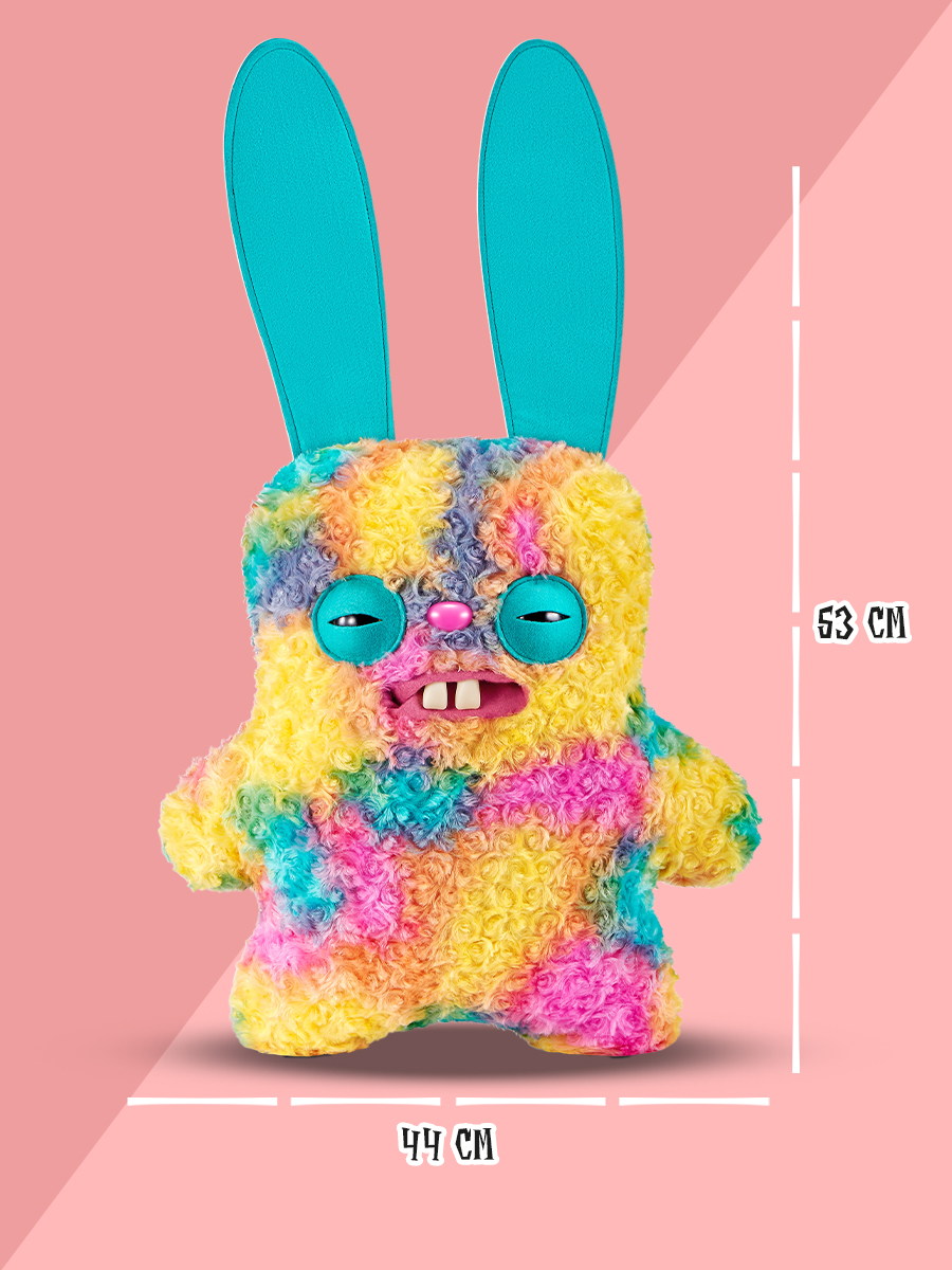Мягкая игрушка FUGGLER Озорной кролик Громилы XL 45 см - фото 3