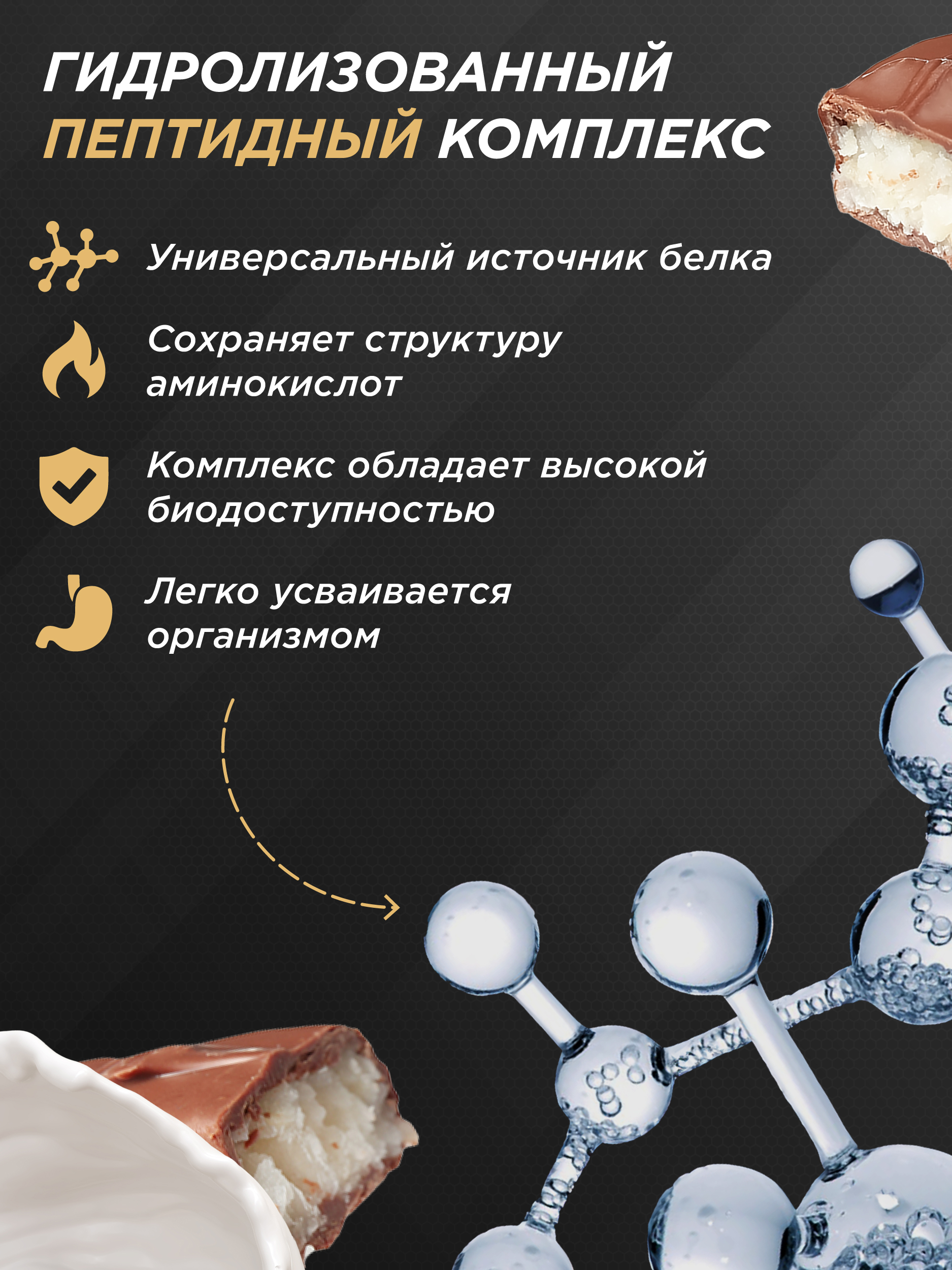 Протеин Whey Delisious Prime Kraft Кокосовый батончик - фото 4