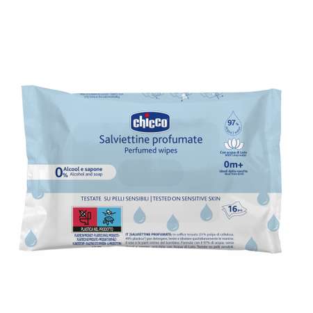 Влажные салфетки Chicco 1 упак. 16 шт.