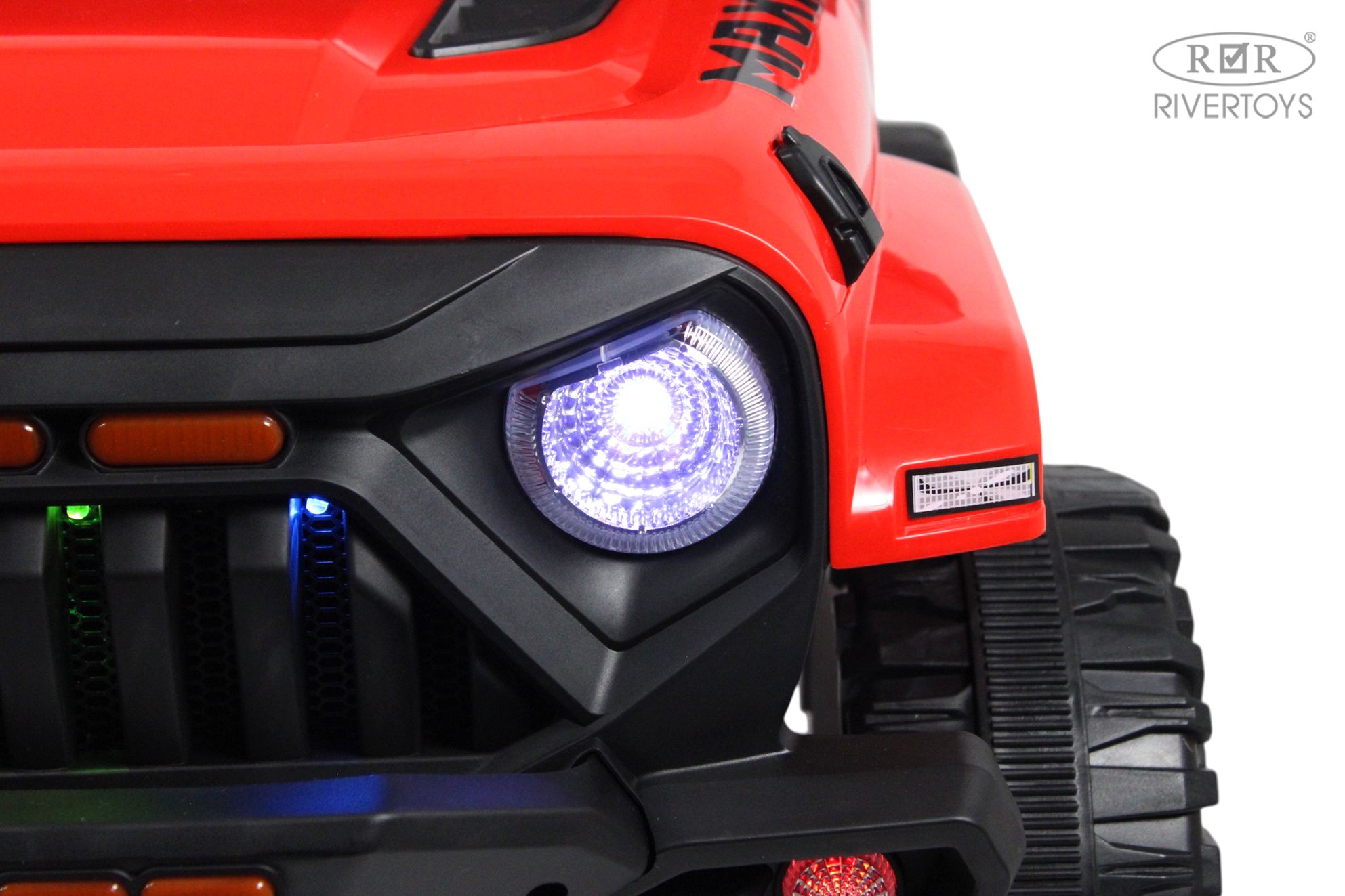 Электромобиль RIVERTOYS М101БХ-RED С пультом ДУ - фото 15