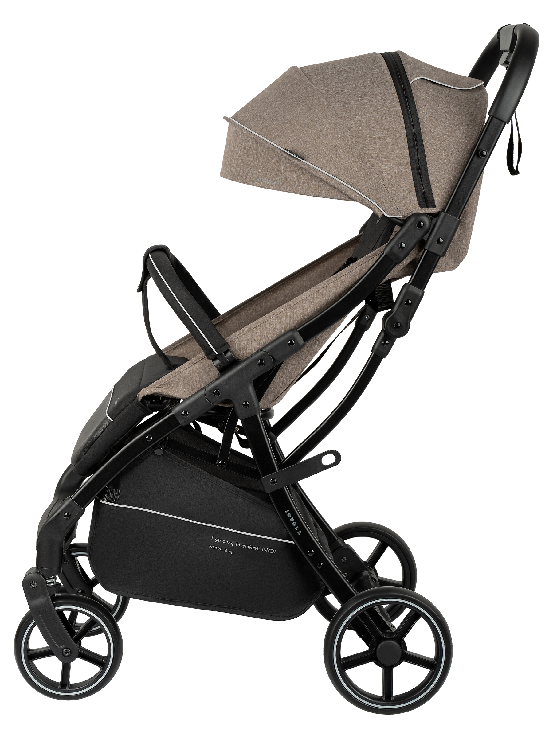 Коляска прогулочная JOVOLA Cooper темно-бежевый - фото 22