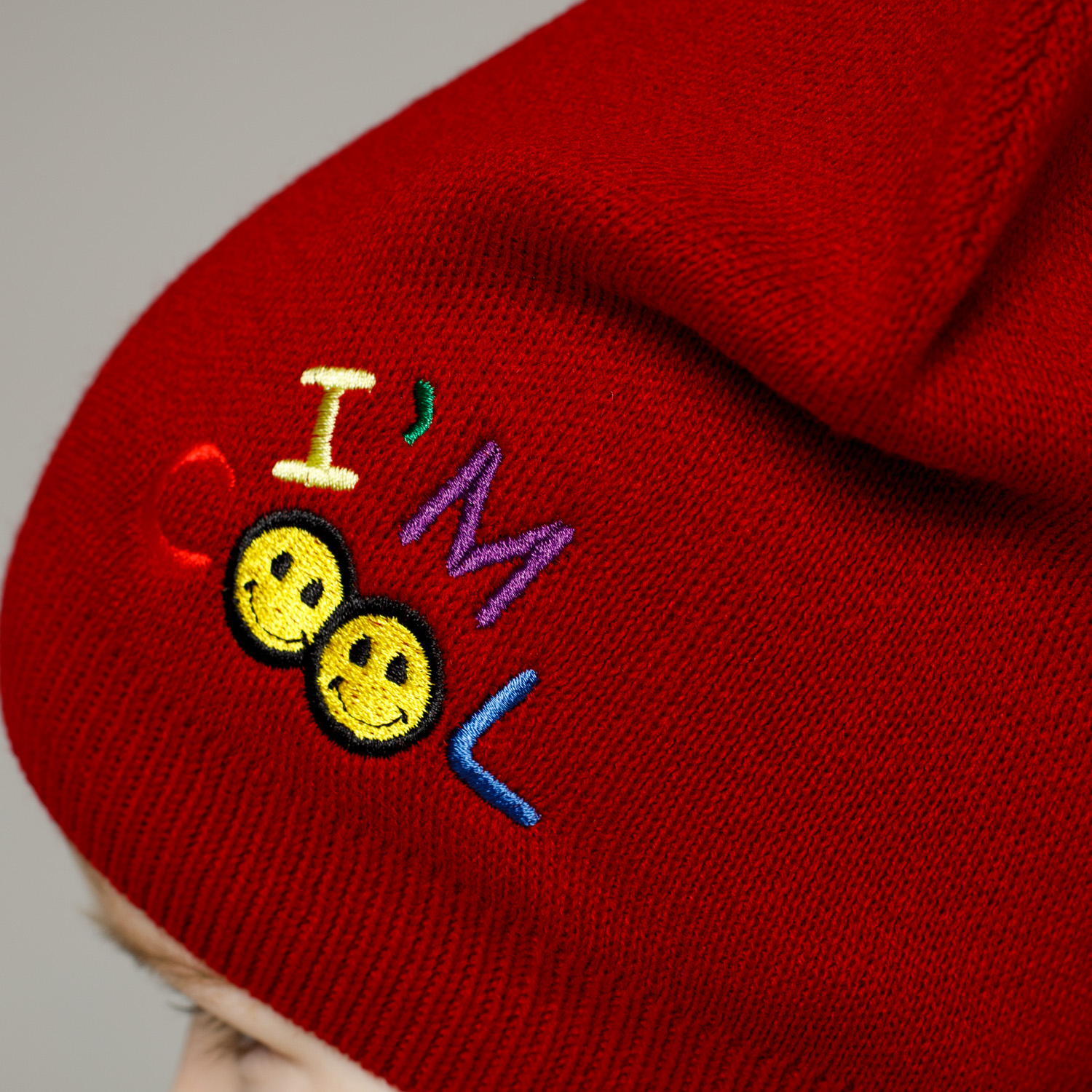 Шапка детская Bai FAMILY EF-003красный - фото 3