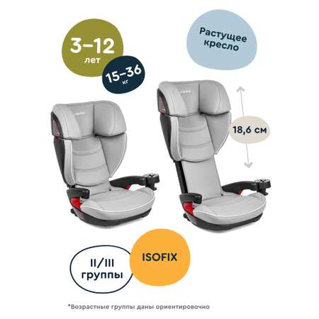 Автокресло Junion Croco Isofix 2/3 (15-36 кг)