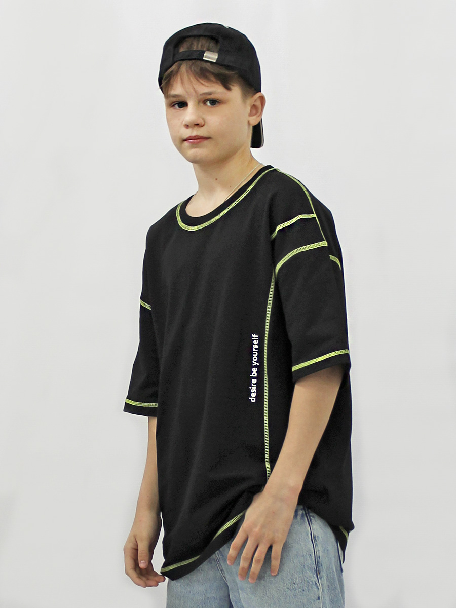 Футболка STELLA MODA 11604_черный - фото 10