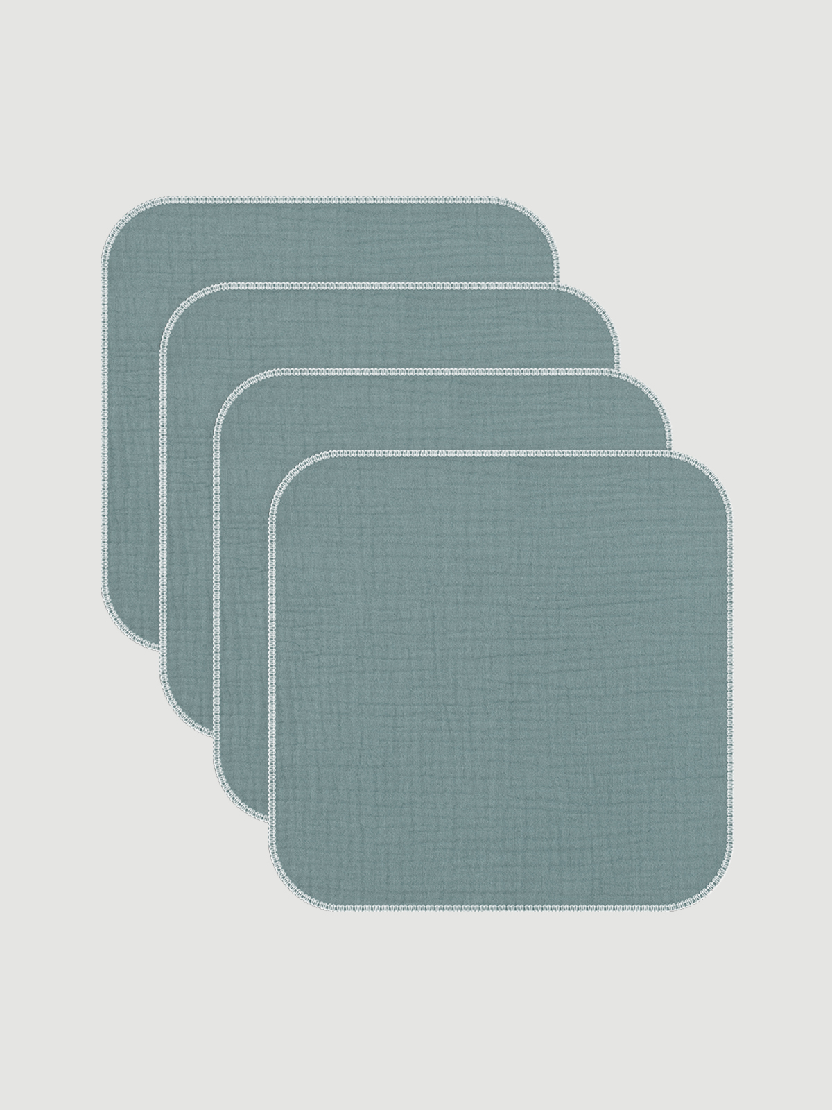 Нагрудник Mjolk текстиль 4 шт. - фото 1