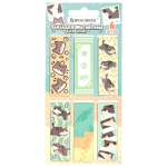 Закладки для книг магнитные Brauberg Милые коты 6 штук 60*20мм