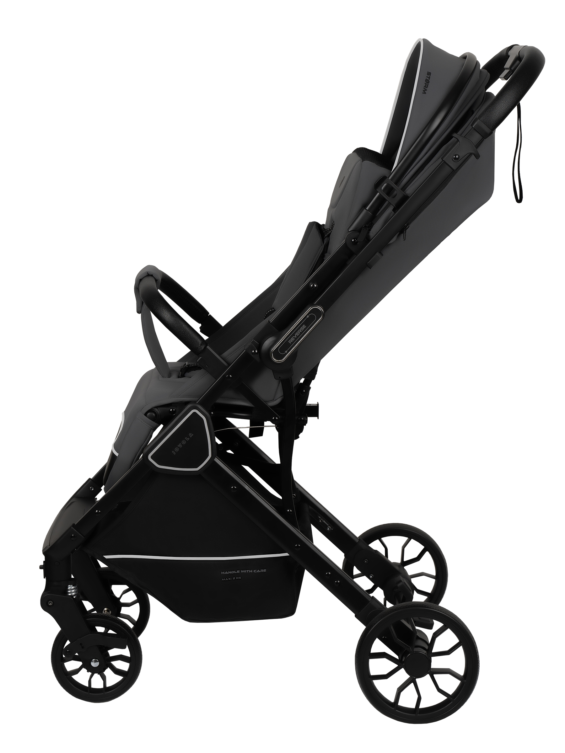 Коляска прогулочная JOVOLA Storm темно-серый - фото 23