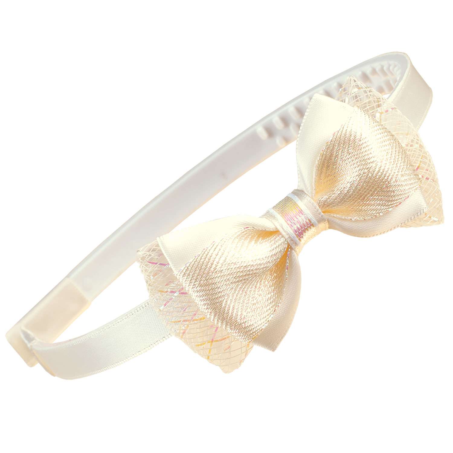 Ободок для волос Babys JOY Бежевый NY24-2 NY24-2 - фото 1
