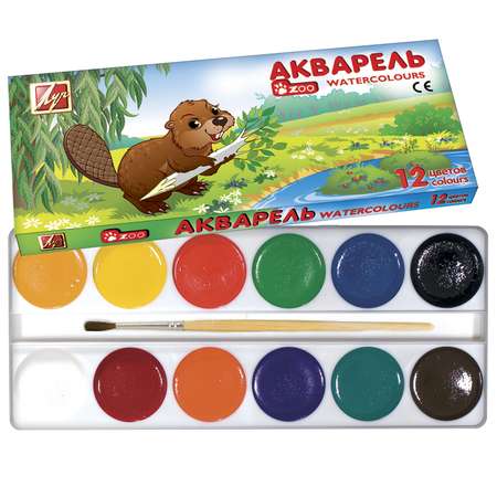 Краски акварель Луч 12 цв.