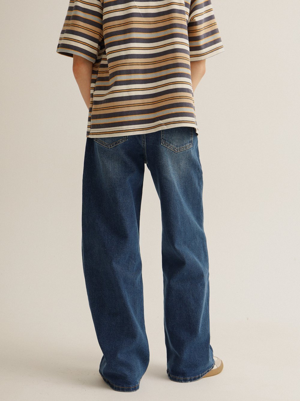 Джинсы MINIDINO G-DN-Jns-022-0/0Джинсы-трубы стрейч темно-синий - фото 4