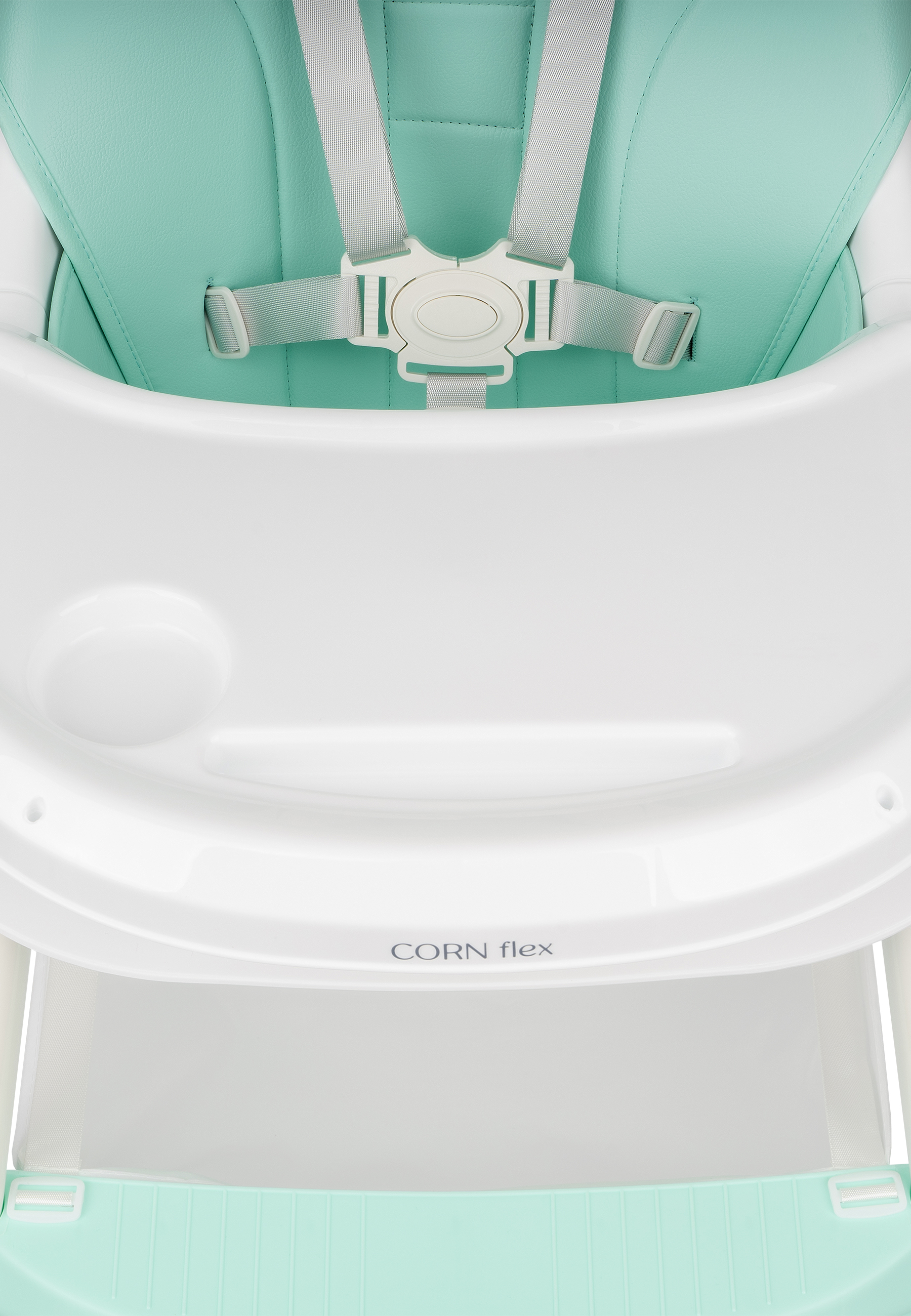 Стульчик для кормления Indigo Corn Flex мятный - фото 11