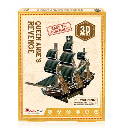 Пазл CubicFun Корабли  3D