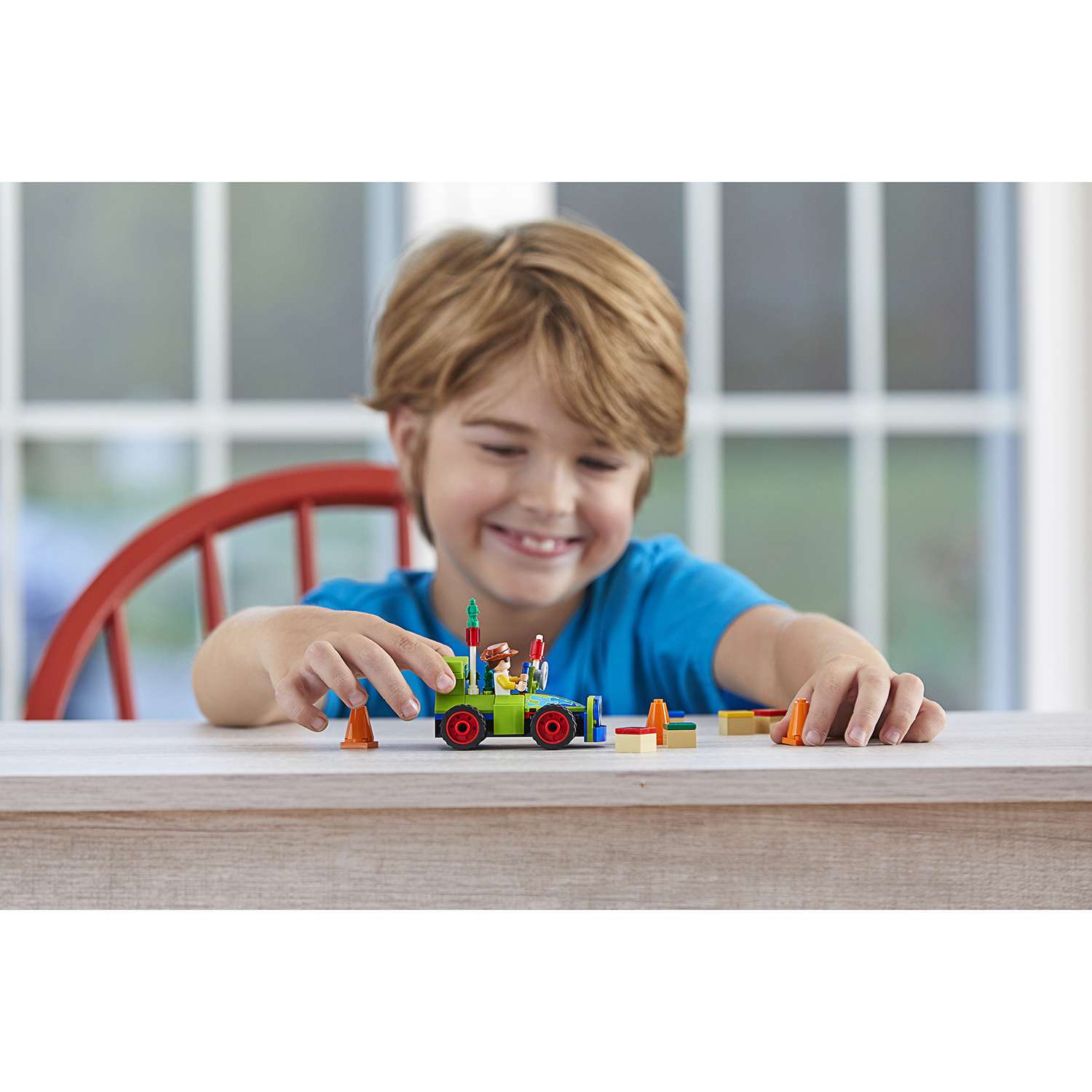 Конструктор LEGO 4+ Вуди на машине блочный - фото 6